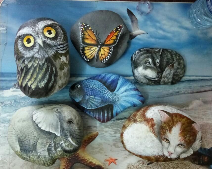 Stone painting