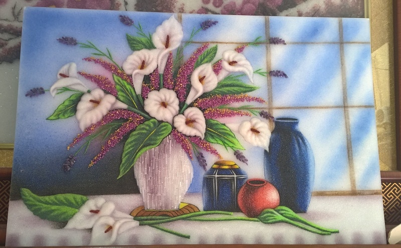 Vietnamese gemstone-painting