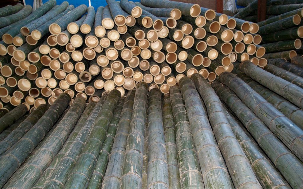 bamboo panel production step 1