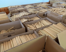 Bamboo straw production stage 4