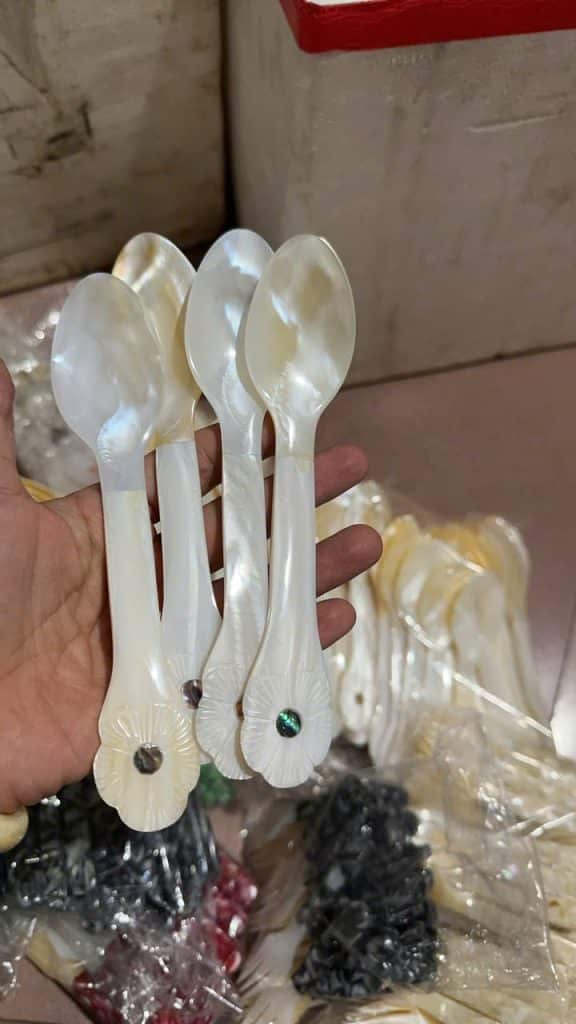 Handcrafted Mother of Pearl Spoons 4