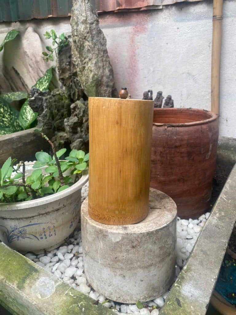 handicrafted bamboo box