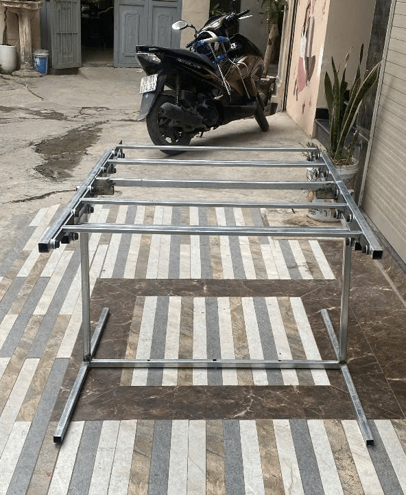 Convertible Shelf Table Frame